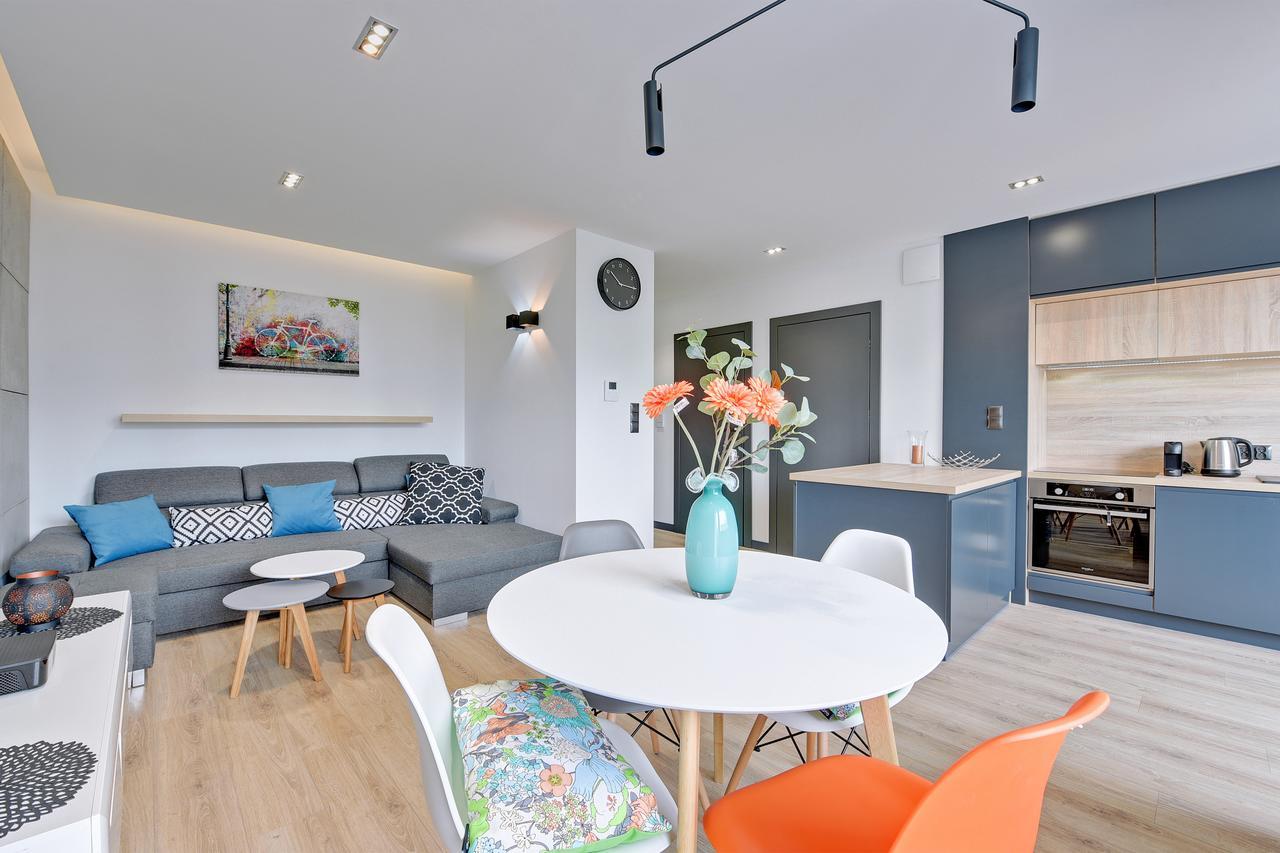 Apartmán Aviator Blue 15 Gdaňsk Exteriér fotografie